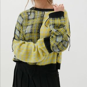 NWT RAGGED PRIEST SPLICE BYSTANDER PLAID SWEATER